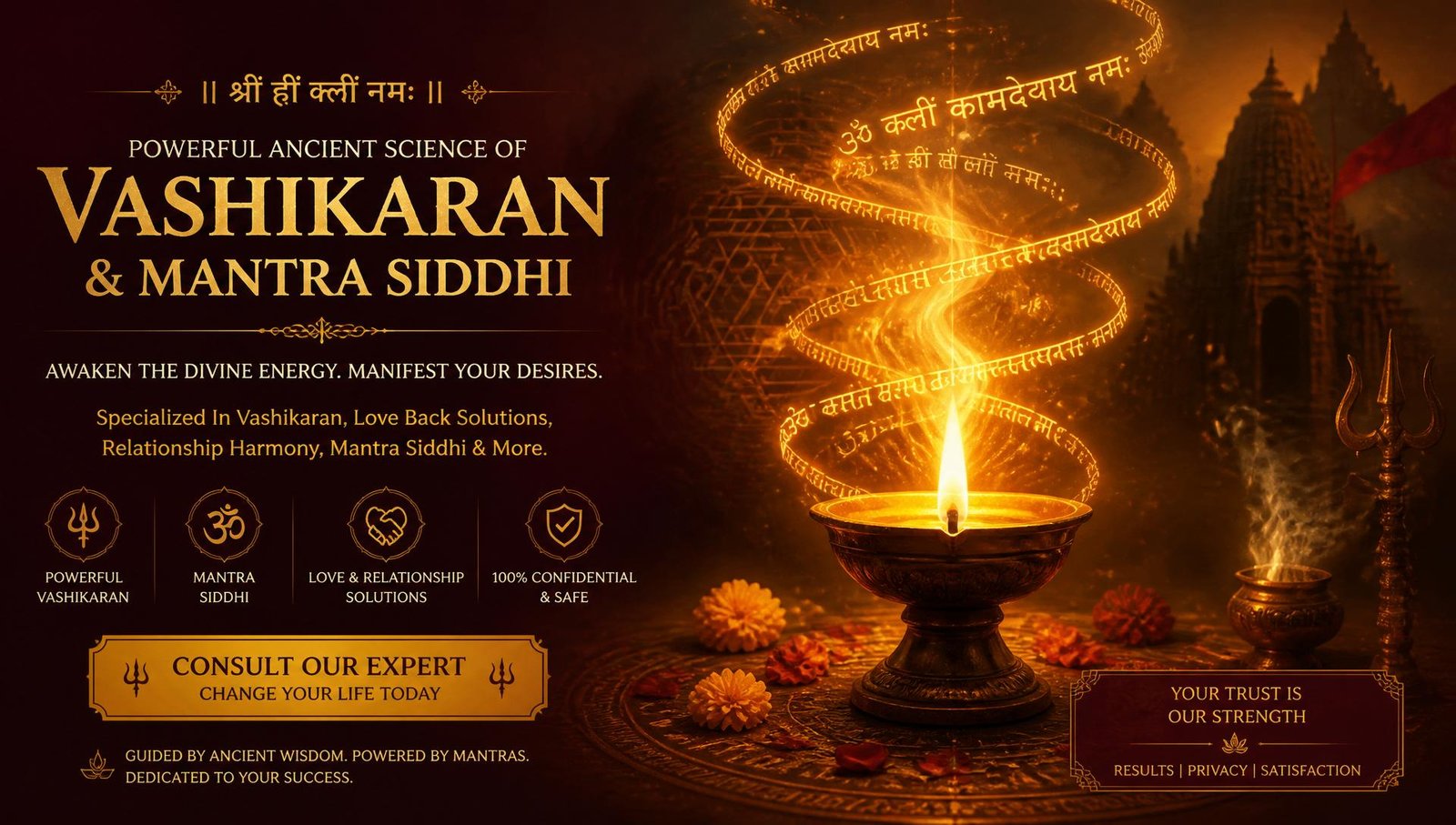 Vashikaran and Mantra Siddhi banner
